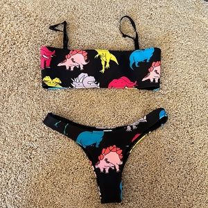 Hoaka X Pony Dinosaur swimsuit